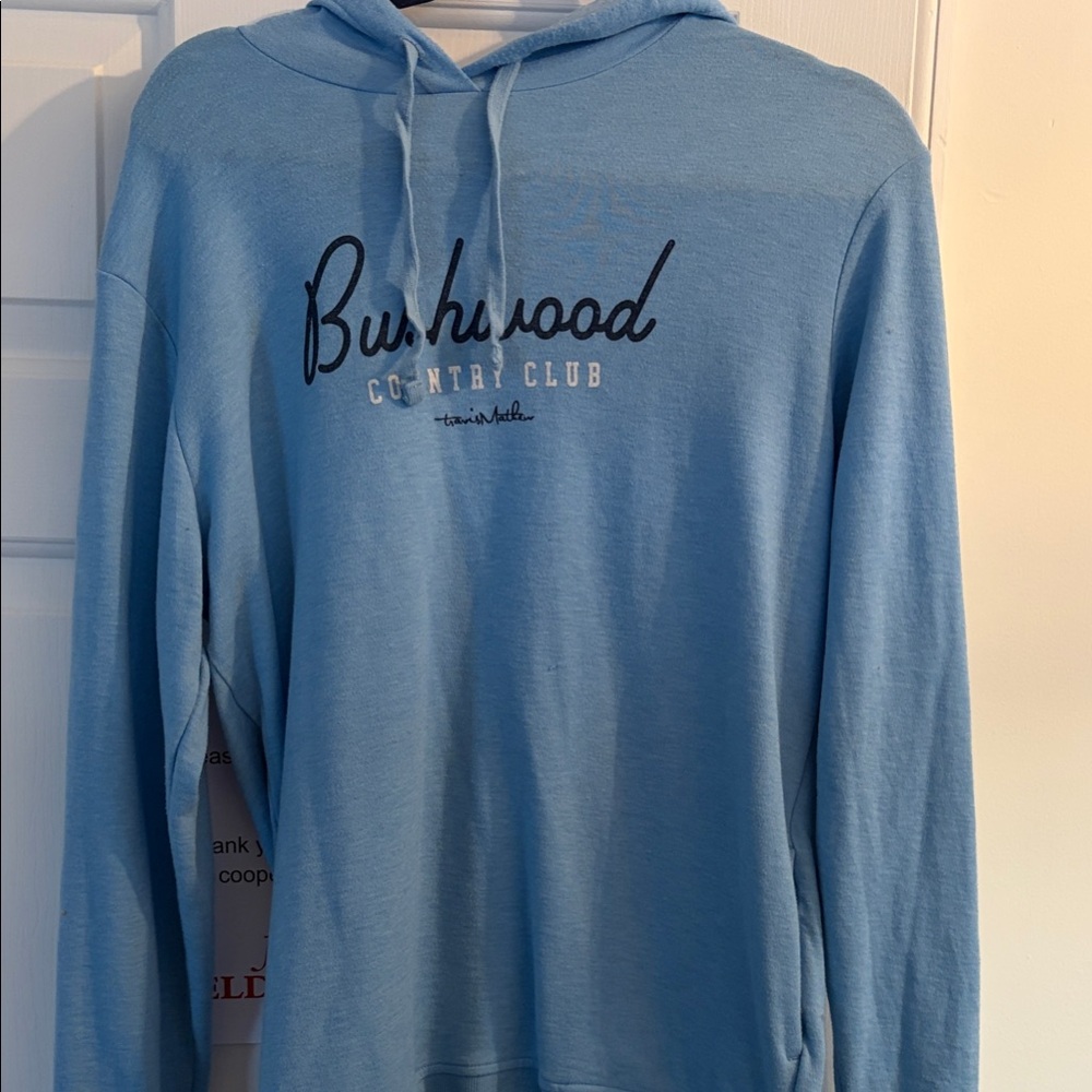 Travis Matthew Bushwood CC Blue Hoodie w/ side pockets